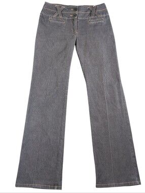 Y2K Dark Wash Low Rise Bootcut Jeans Size 7